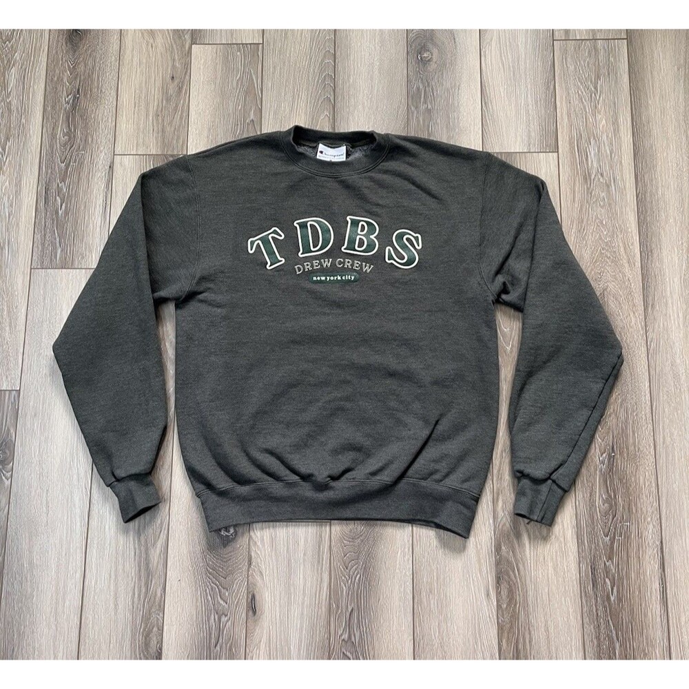 Champion The Drew Barrymore Show TDBS Drew Crew Crewneck Sweatshirt Mens Sz M